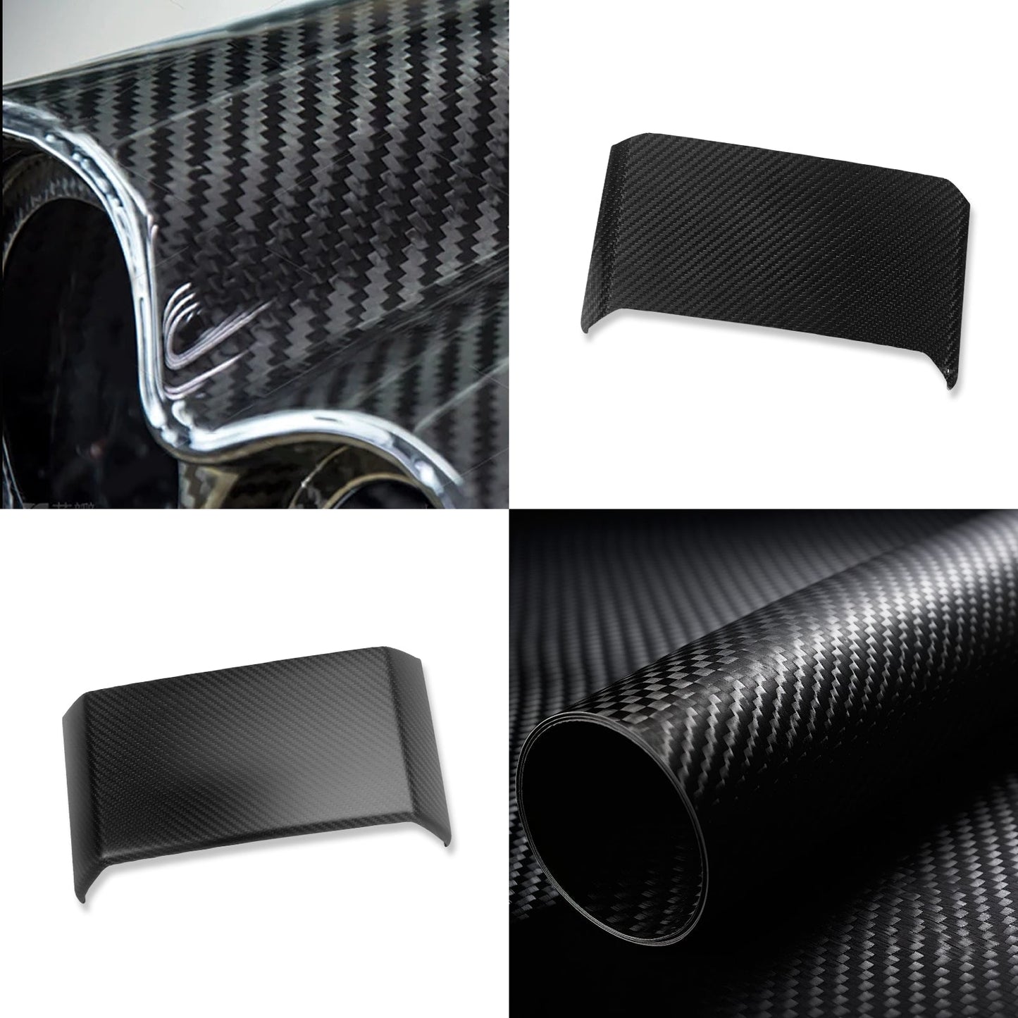 Cybertruck Backseat Air Vent Cover Cybertruck Real Carbon Fiber Backseat Top Cover CTmods®