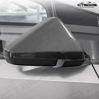 Real Carbon Fiber Side View Mirror Covers for Cybertruck, Left and Right Set | CTmods