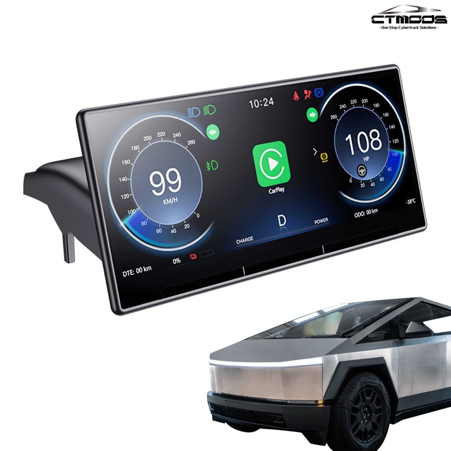 Cybertruck Carplay Dashboard Screen C9 9-in Touch Screen CTmods®