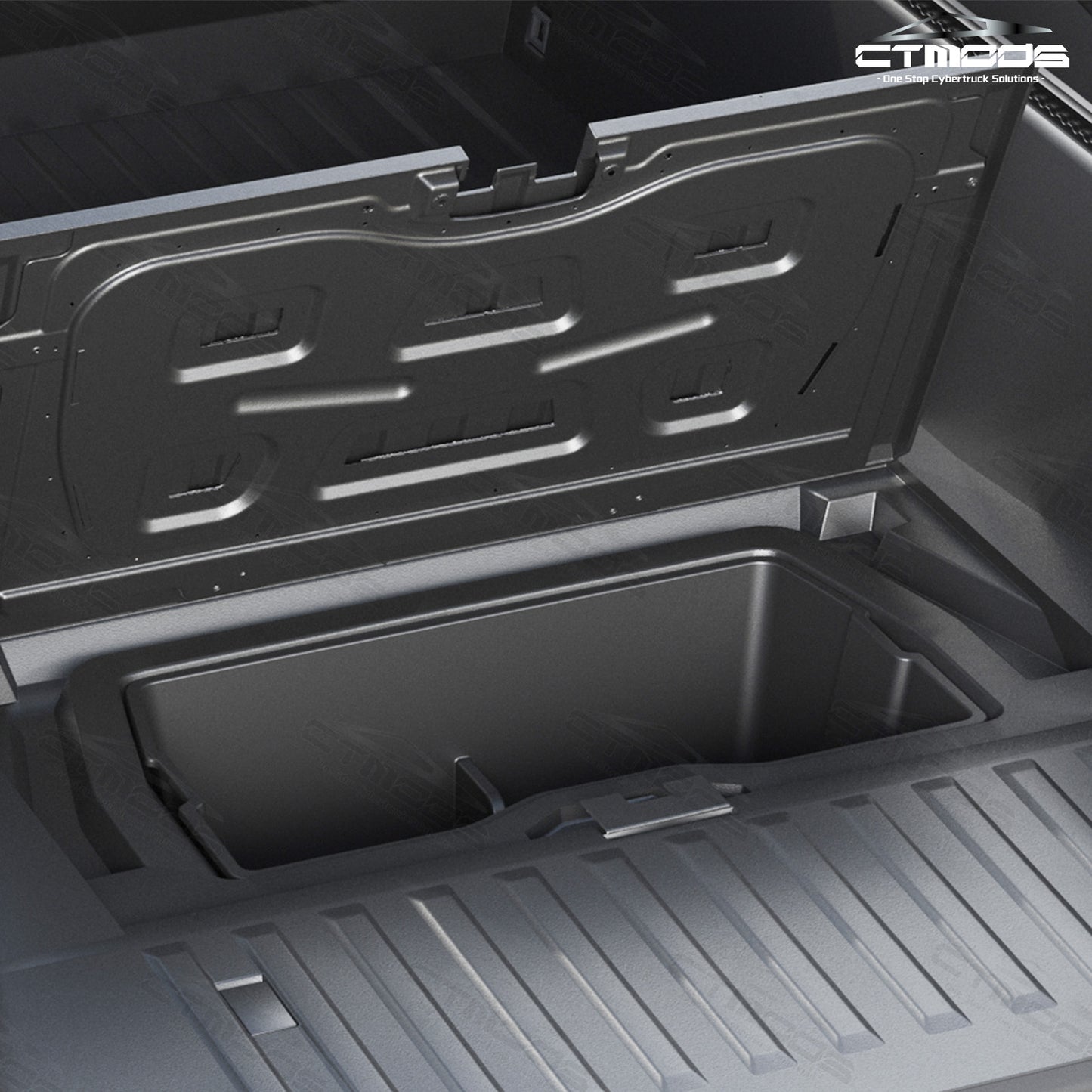 Rear Underseat Storage Tool Box Under Trunk Floor Mat Dividers CTmods®