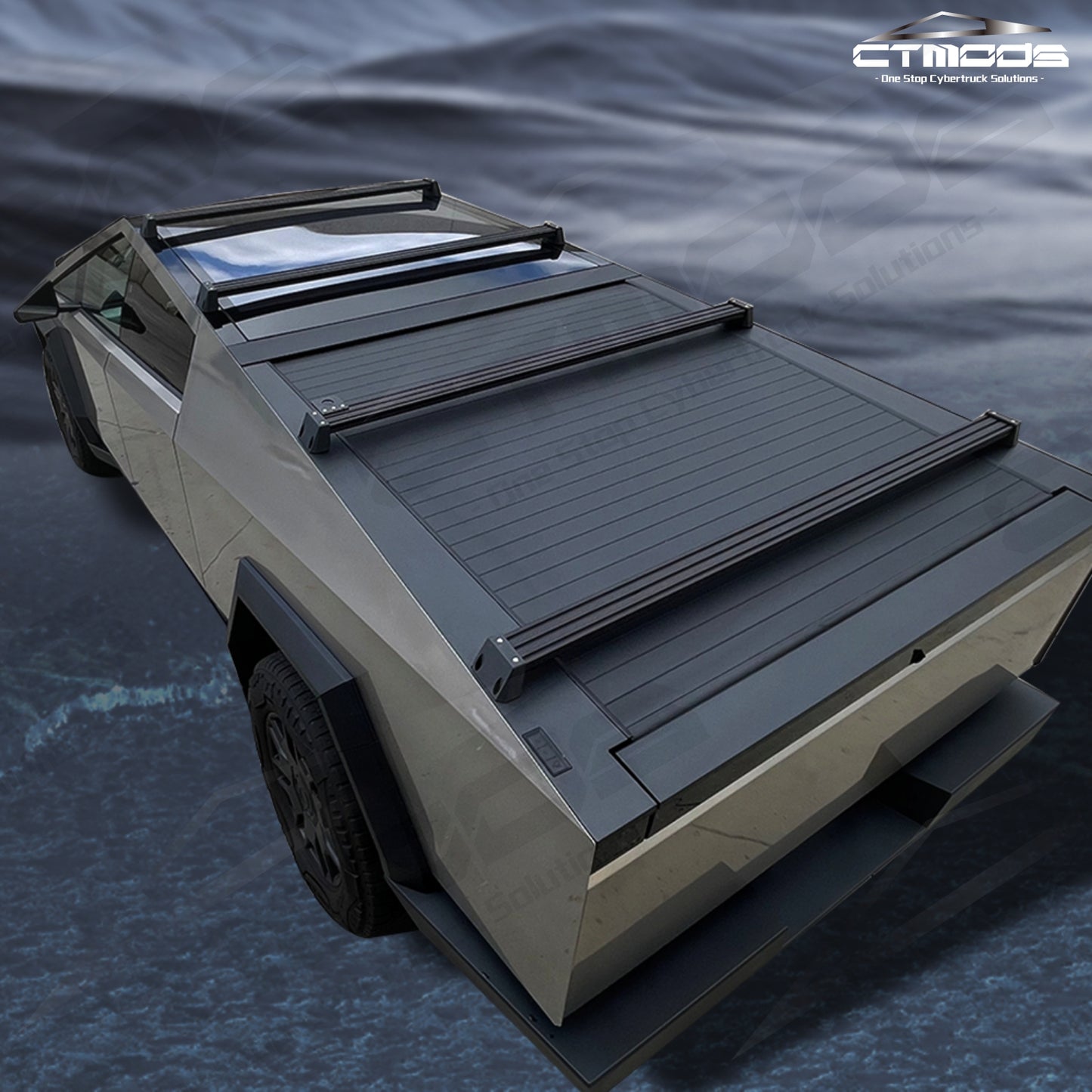 Crossbar Roof Rack Rooftop Cargo Rack Carrier Tesla Cybertruck CTmods