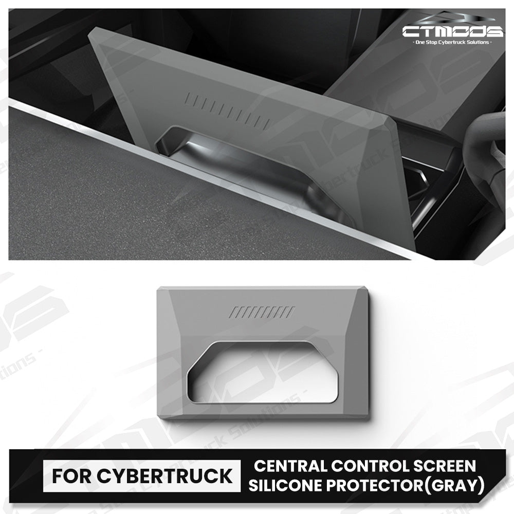 Cybertruck Center Console Screen Silicone Protective Frame CTmods