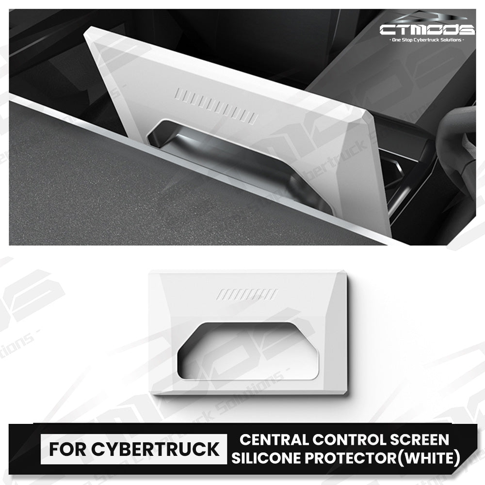 Cybertruck Center Console Screen Silicone Protective Frame CTmods