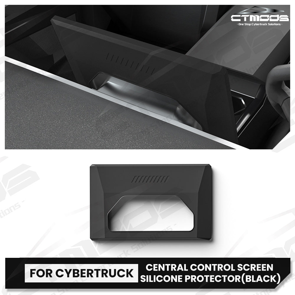 Cybertruck Center Console Screen Silicone Protective Frame CTmods