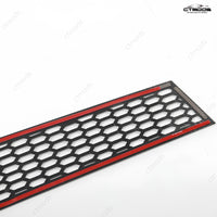 Cybertruck Rear Bumper Lower Honeycomb Mesh Trim Covers CTmods® (Carbon Fiber Pattern ABS)