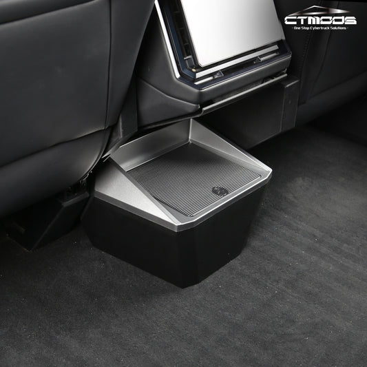 cybertruck Rear Seat Storage Organizer Box Trash Can Backseat Organizer CTmods®