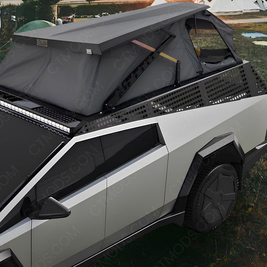 Tesla Cybertruck Overland Bed Rack System Trucks Bed Rails CTmods®