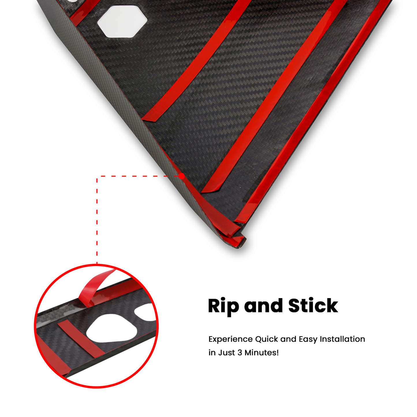 [Real Carbon Fiber] Cybertruck Cybertruck Mirror Frame Cover Mirror Cover CTmods®