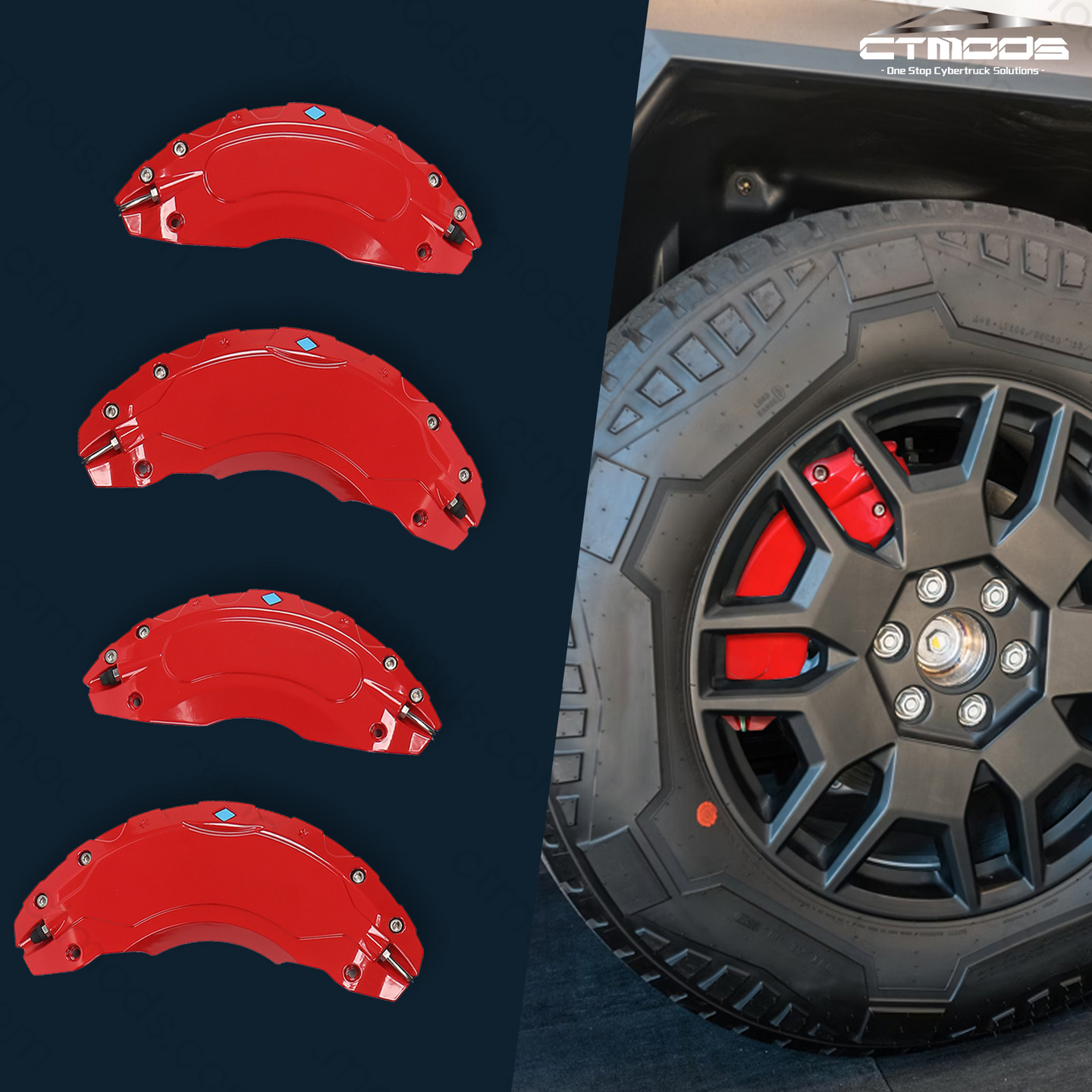 Cybertruck Accessories Wheel Caliper Covers CTmods®