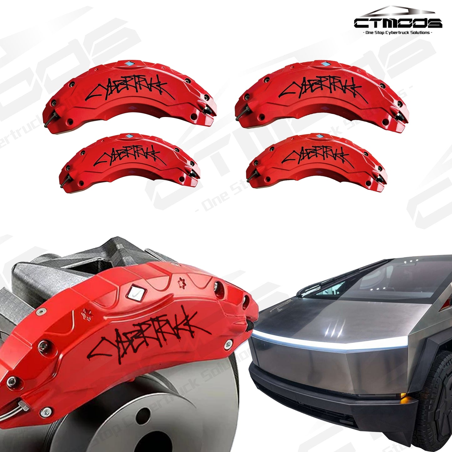 Cybertruck Accessories Wheel Caliper Covers CTmods®