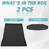 Bundle of Frunk Mat and Truck Bed Mat for Cybertruck Accessories CTmods