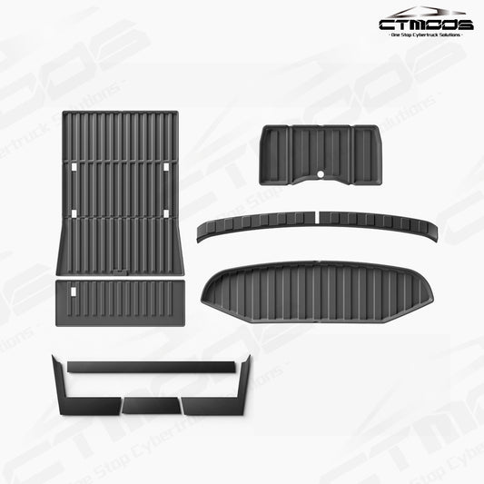 Cybertruck Floor Mats Liners (7 pcs) CTmods