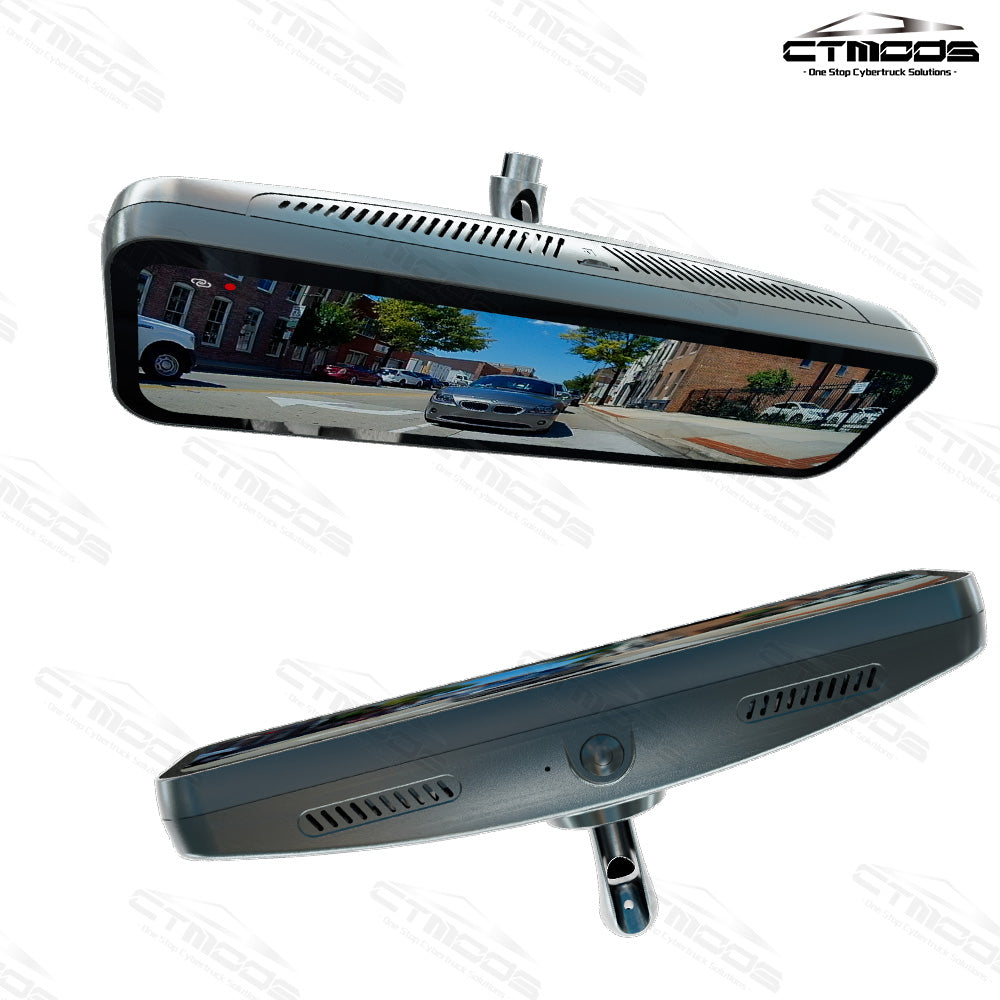 Streaming Rearview Mirror Recorder 1080P HD DVR Dual Way Video Recorder with LVDS Signal WiFi Anti Glare CTmods®