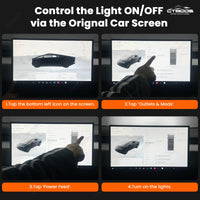 Tesla Cybertruck Off Road Lightbar Roof Spotlights Light Exterior Accessories LED Lights Off-Road Headlight Bar Flood Spot Beam Off-Road CTmods®