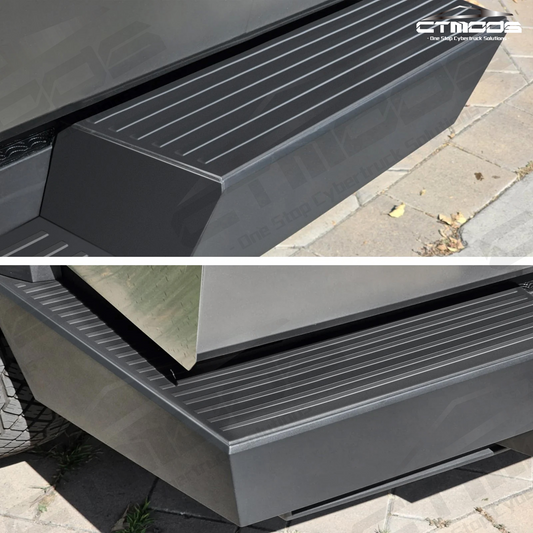 Rear Bumper Protector Stainless Steel/TPE Material Cybertruck Accessories CTmods